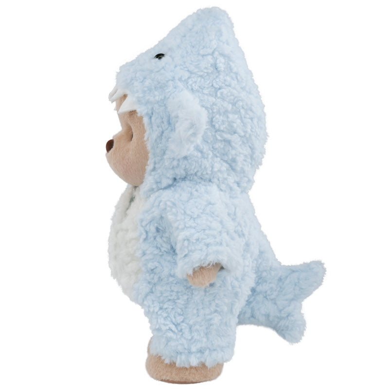 Cosplay Blue Shark Fleece One Piece-Suit Medium bear