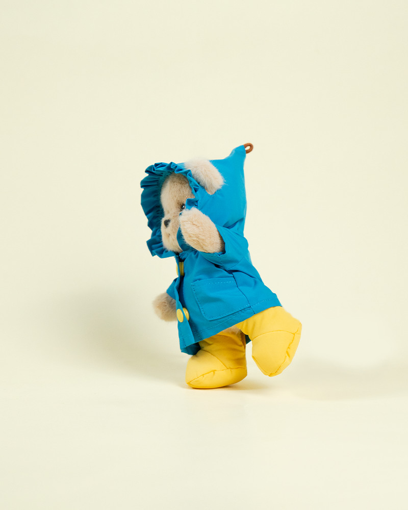 Raincoat in Blue with Boots(15cm)