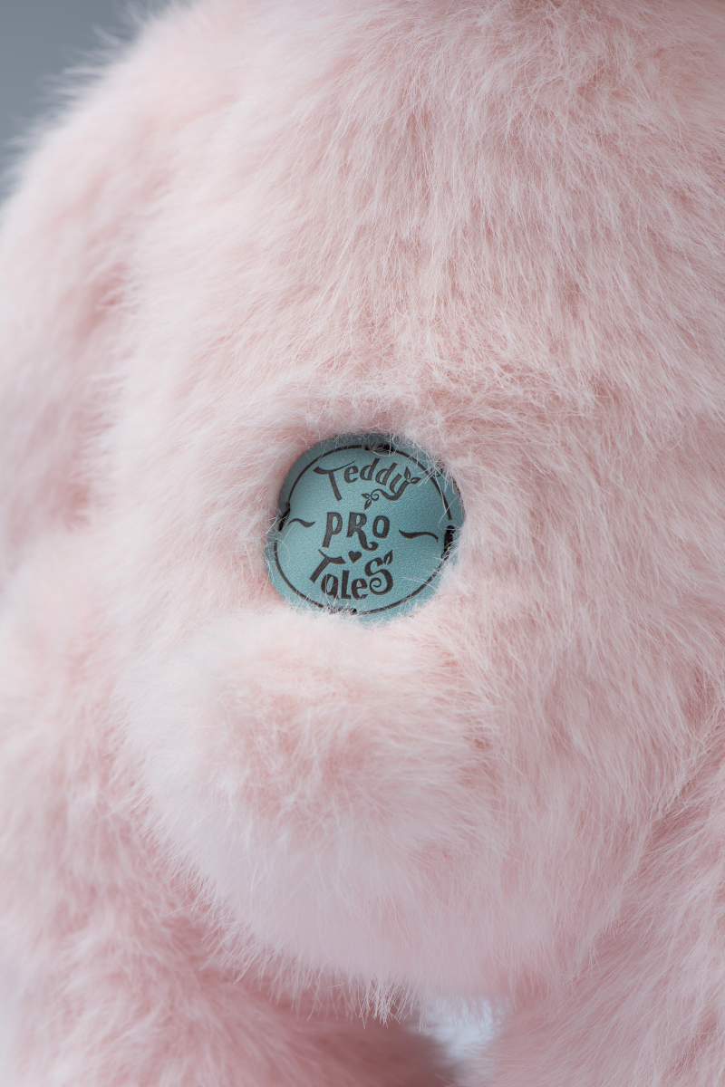 Lina Bear Long Hair Soft Pink Bear(30cm)