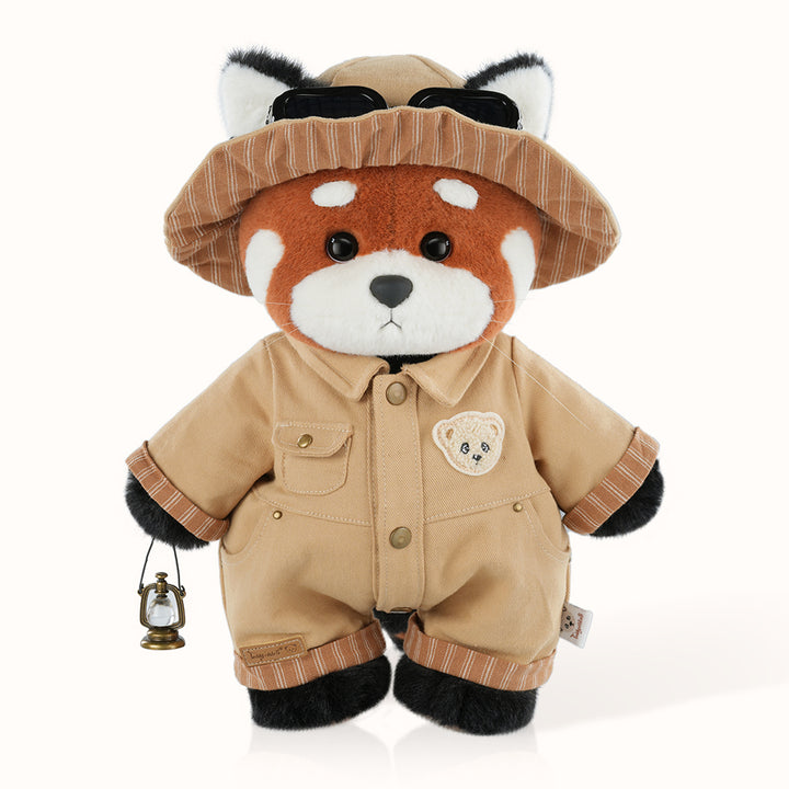TeddyTales- LinaPanda Series Red Panda with Explorer Suit (30CM)