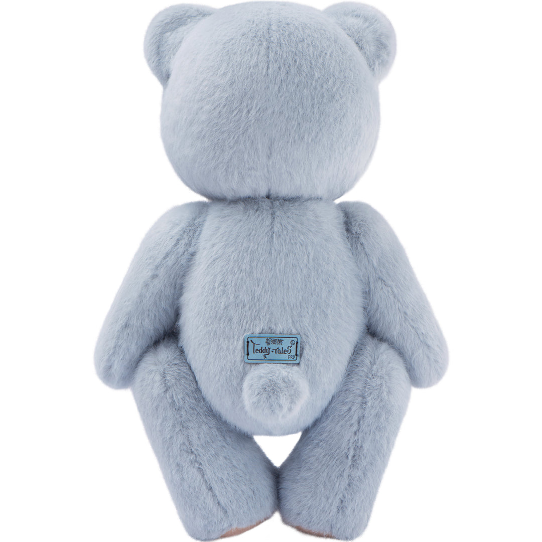 TeddyTales-Basic Short-Hair LinaBear M Size Blue-gray (30cm)