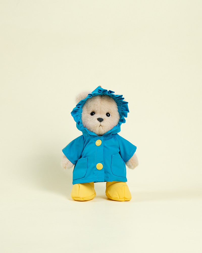 Raincoat in Blue with Boots(15cm)