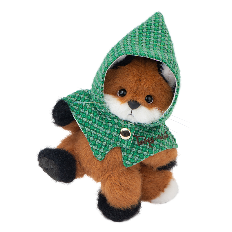 Lina Bear Pocket Series - Lina Fox Caramel Pudding With Green Cloak Suit (12cm)