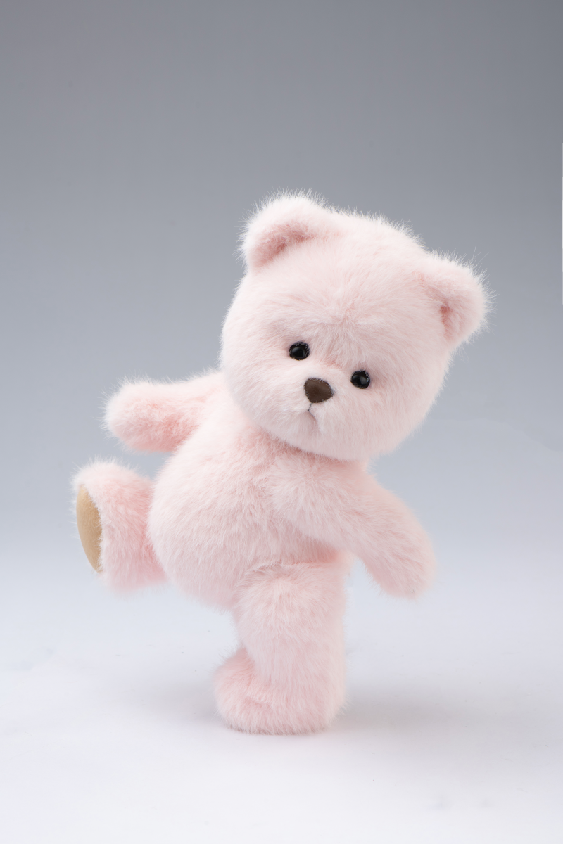 Lina Bear Long Hair Soft Pink Bear(30cm)