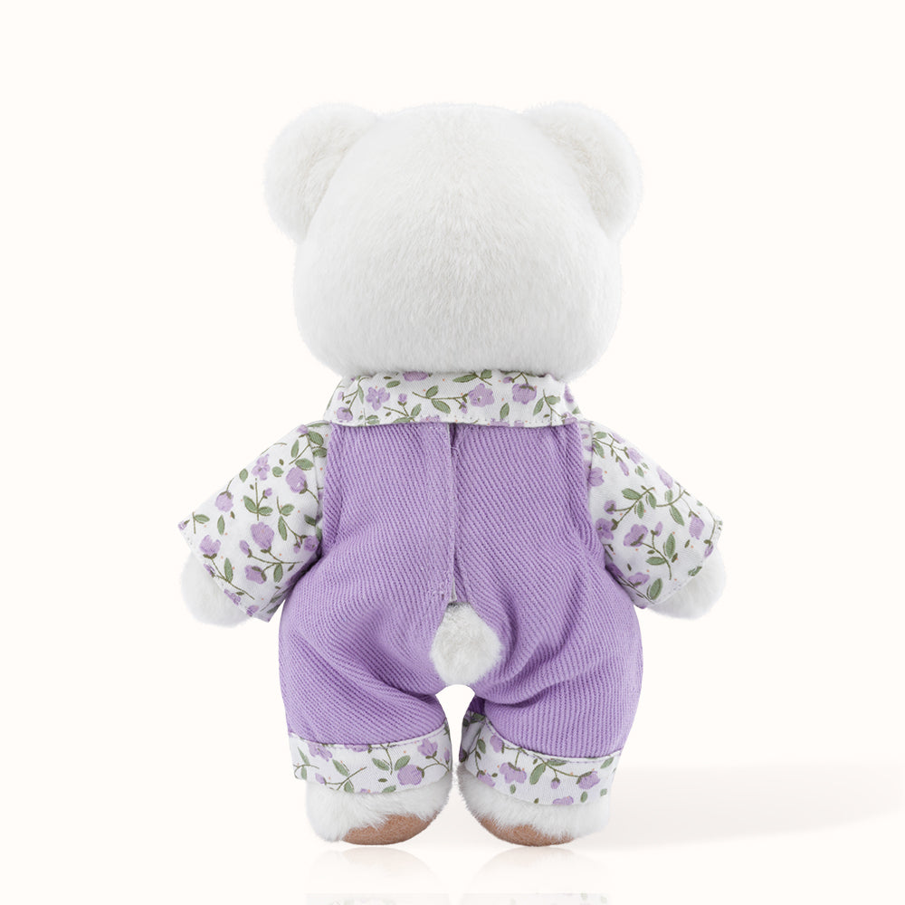 Violet Floral Suit for 20cm baby