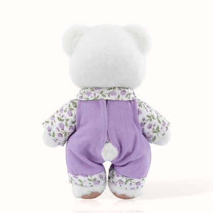 Violet Floral Suit for 20cm baby