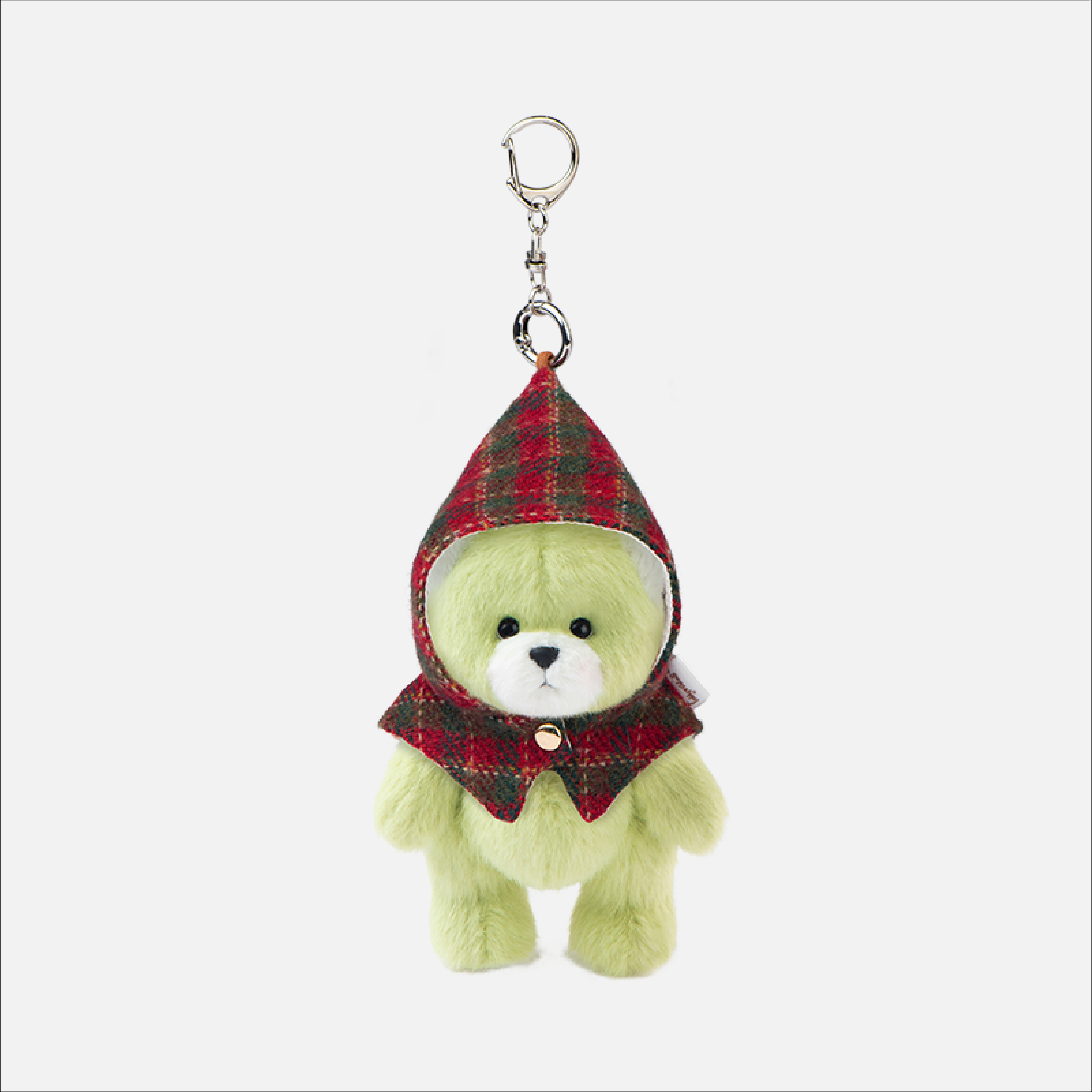 Lina Bear Pocket Series - Rainbow Flower Green Bear with Red Cloak (15cm)