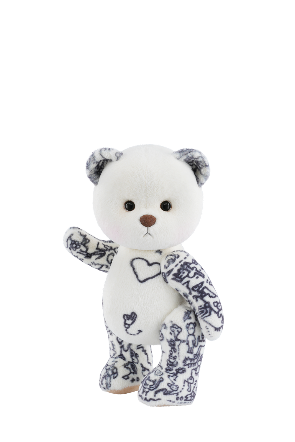 テディテイルズ コラボレーション リナベア アーティスト ショートヘア ぬいぐるみテディベア