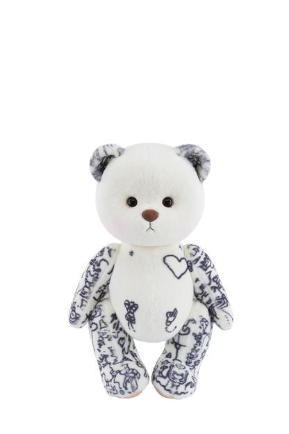 テディテイルズ コラボレーション リナベア アーティスト ショートヘア ぬいぐるみテディベア