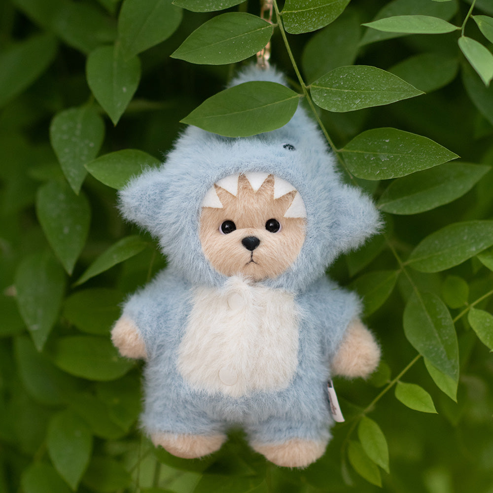 キーホルダー・キーリング teddytales Lena Bear blue raincoat key ring milk tea 6926798 Keyrings Bears (12-15cm) – TeddyTales