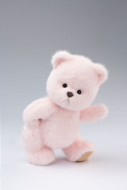 Lina Bear Long Hair Soft Pink Bear(30cm)