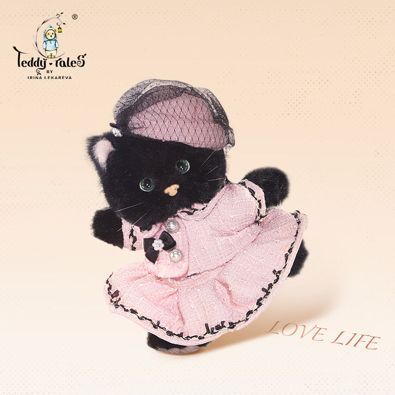 ぬいぐるみ Lina Meow Sesame Dango Kitten 20cm Lina Meow Sesame Dango Kitten (20cm) – TeddyTales