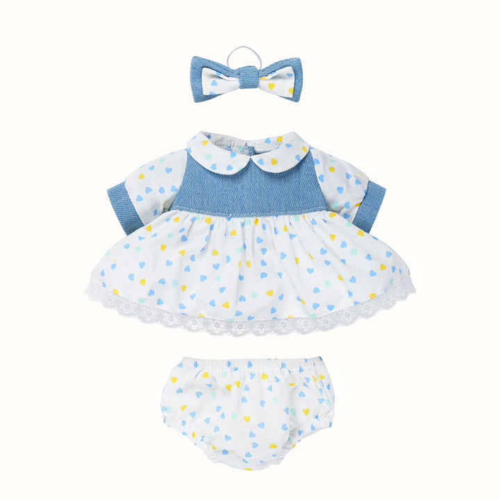 TeddyTales-Summer Blue Wind Chime Dress Set(S Size)