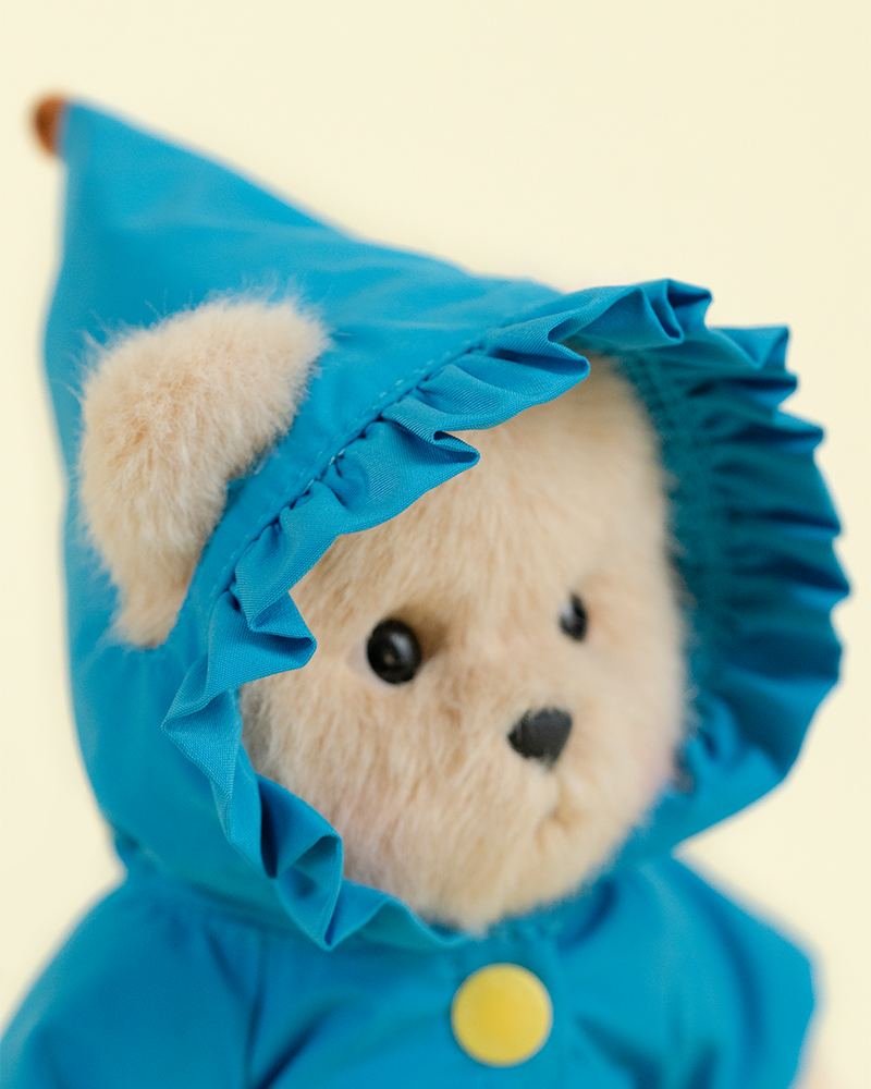 Raincoat in Blue with Boots(15cm)