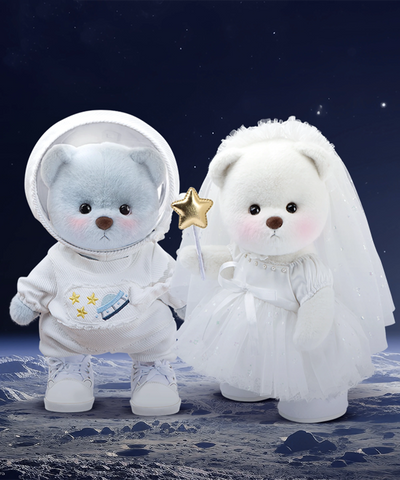 宇宙飛行士シリーズ-リナベア-カップルセット-M(30cm)