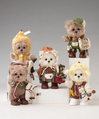 Autumn Rhapsody-Mohair Bear-Short Hair-XS(15cm)