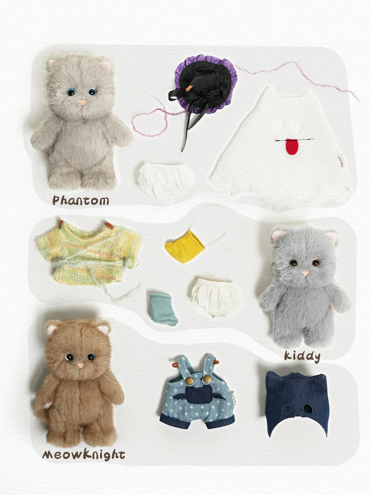 Blind Box-Cheeky Cats-XS(15cm)