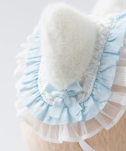 Blossom Collection-Blue Orchid Cat Ear Headband Dress Set-M(30cm)