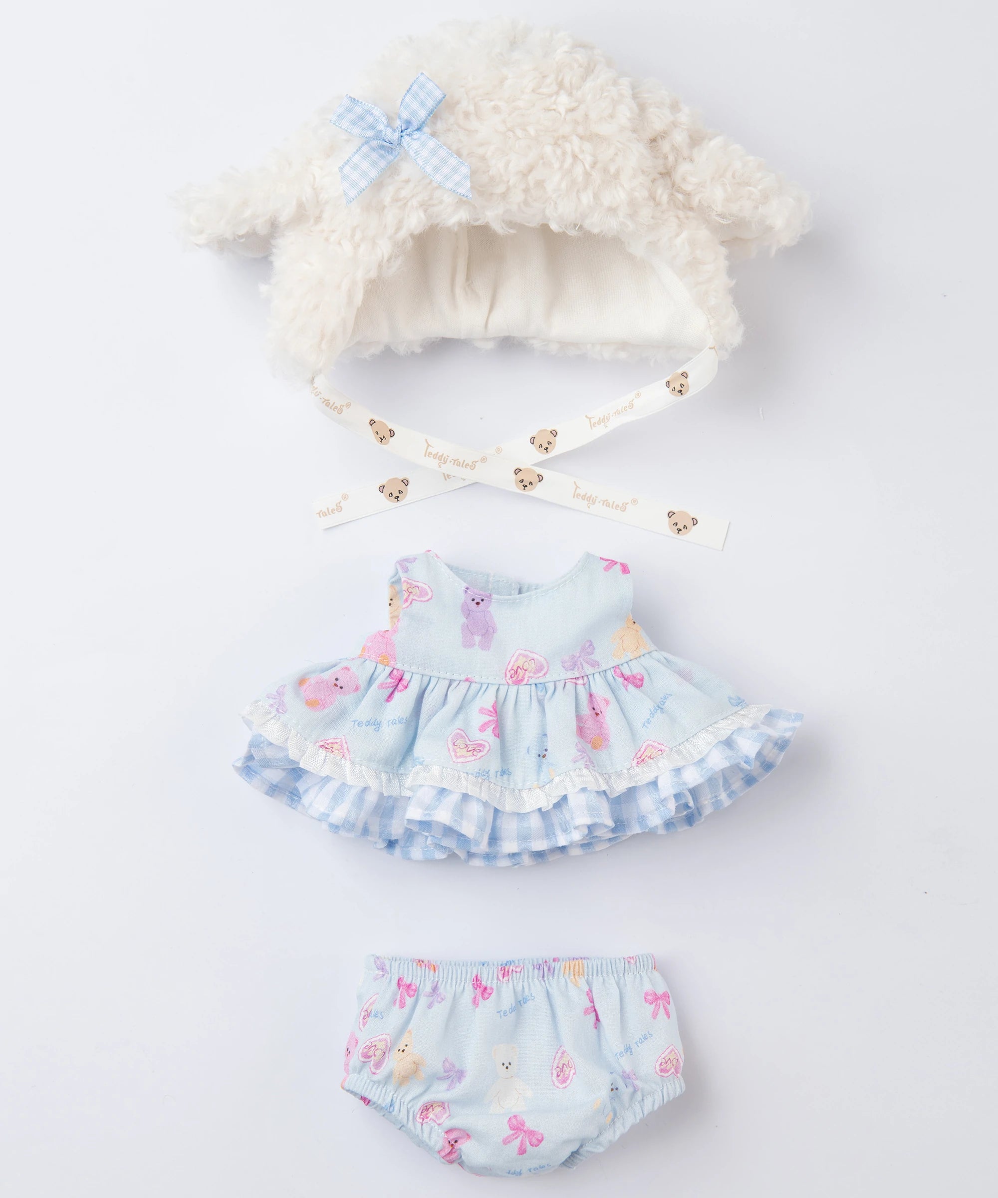 Blossom Collection-Orchid Lamb Hood Dress Set-S(20cm)