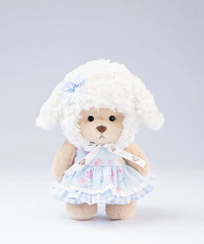 Blossom Collection-Orchid Lamb Hood Dress Set-S(20cm)