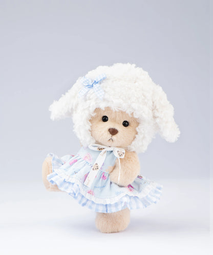 Blossom Collection-Orchid Lamb Hood Dress Set-S(20cm)