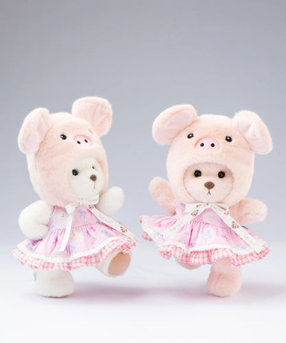 Blossom Collection-Tulip Piggy Hood Dress Set-S(20cm)