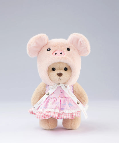 Blossom Collection-Tulip Piggy Hood Dress Set-S(20cm)