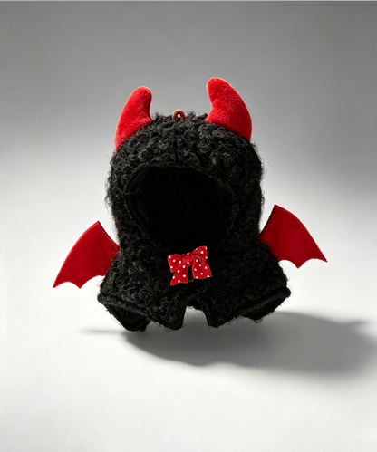 Schwarzer Teufelsumhang-XS(15cm)