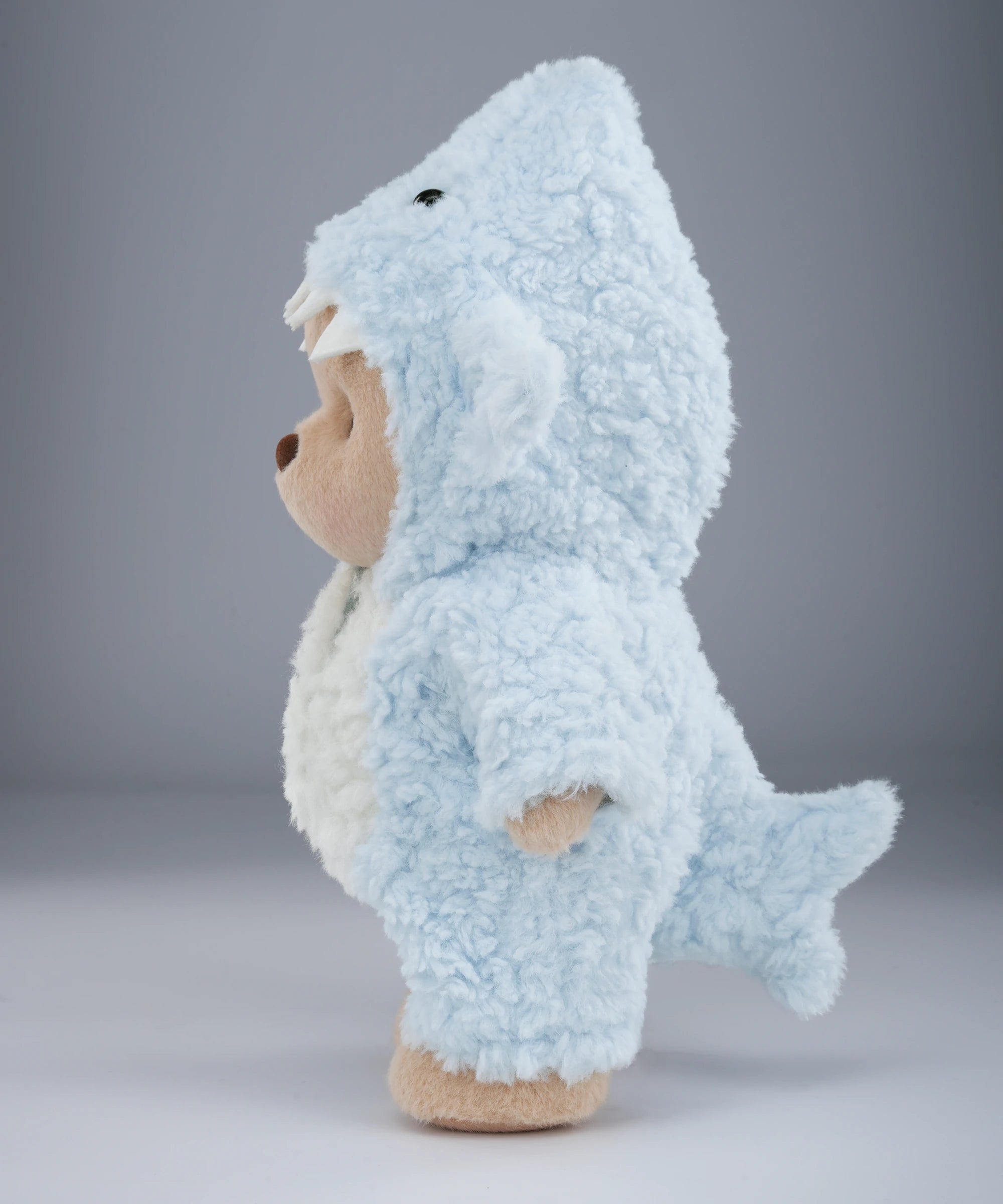 Cos Series-Blue Shark Fleece Romper-M(30cm)