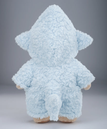 Cos Series-Blue Shark Fleece Romper-M(30cm)