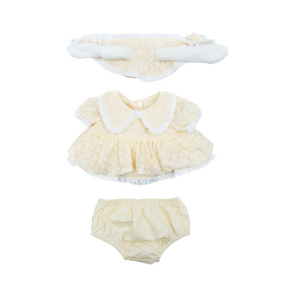 Lina Bear  Lilac Dress with Drop Bunny Ears(30cm)