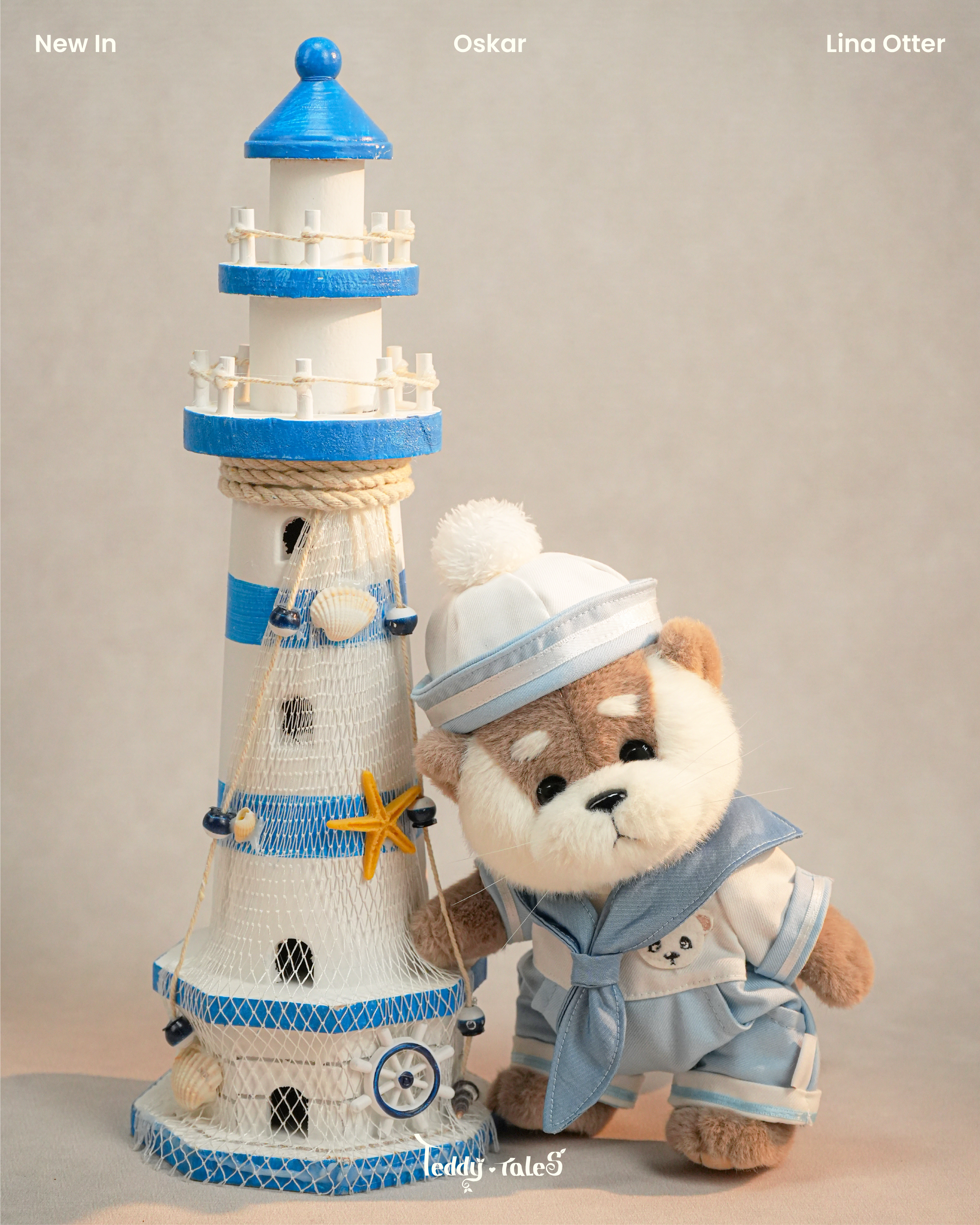 Lina Otter Oskar with Outfit(20cm)