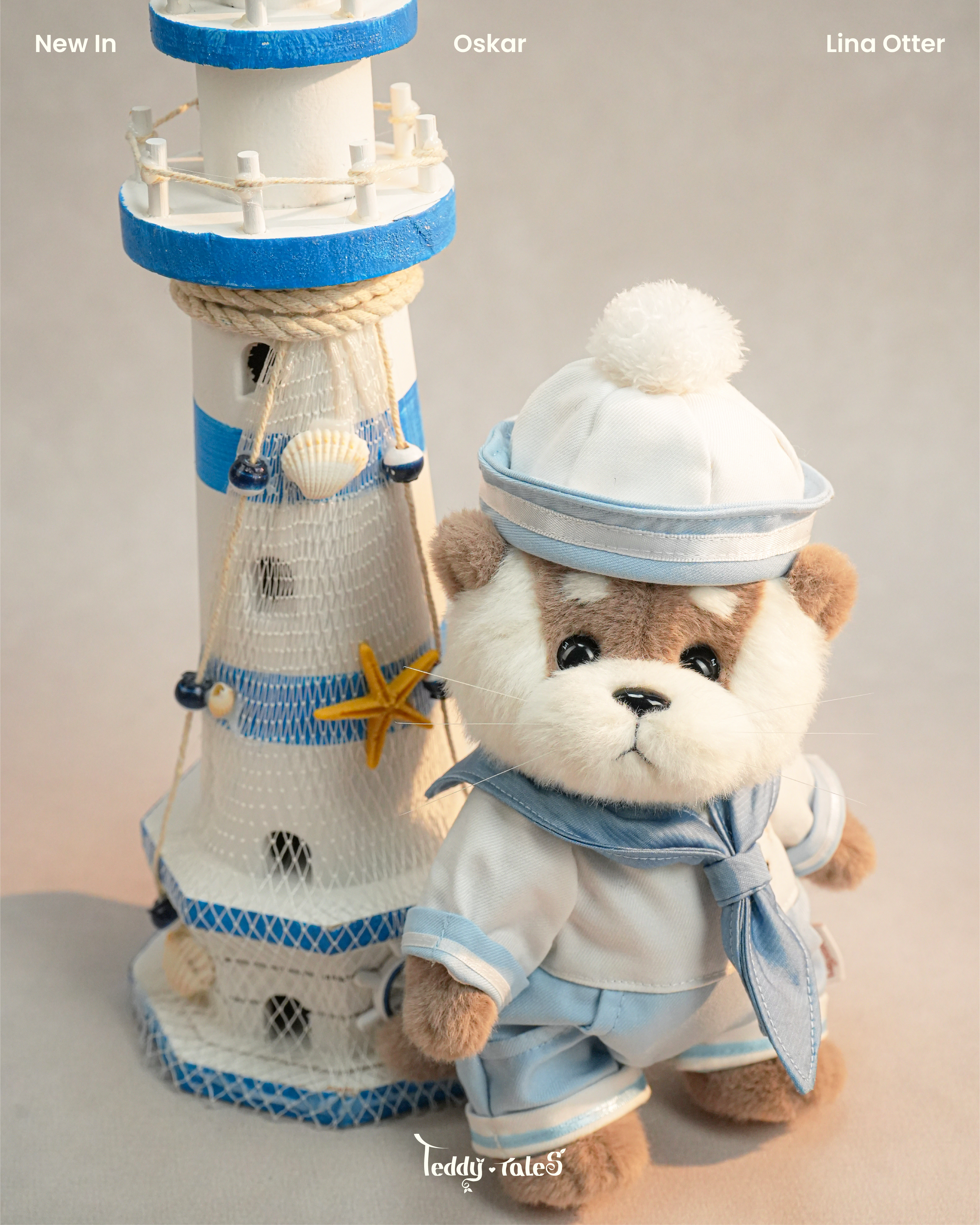 Lina Otter Oskar with Outfit (30cm)