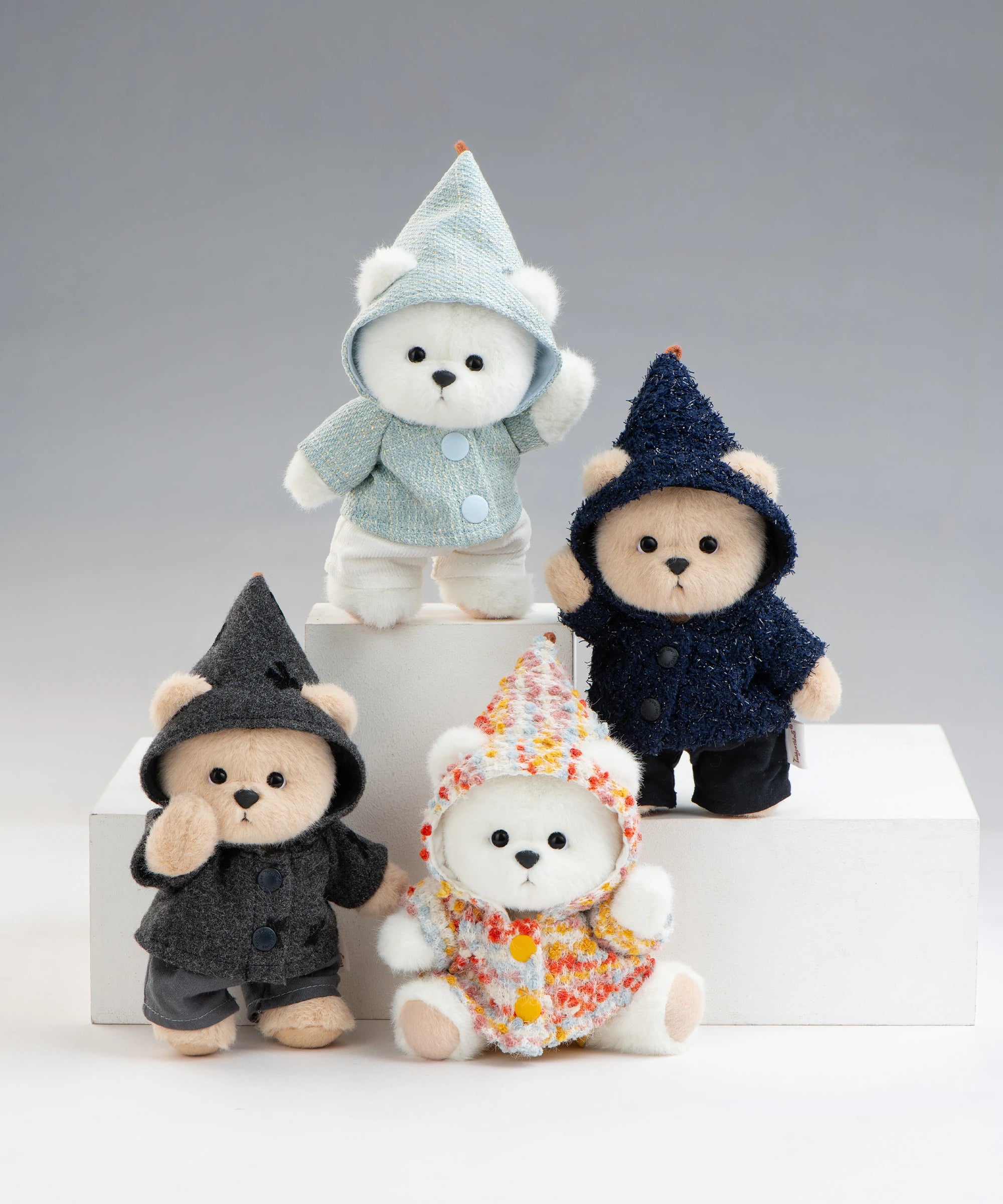 リナベアポケットシリーズ - リナの海岸 真珠水色スーツ (15CM)