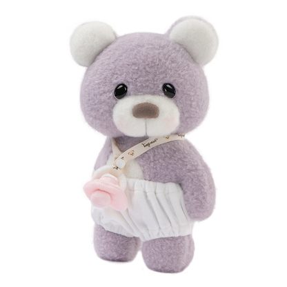 Purple small bear side view