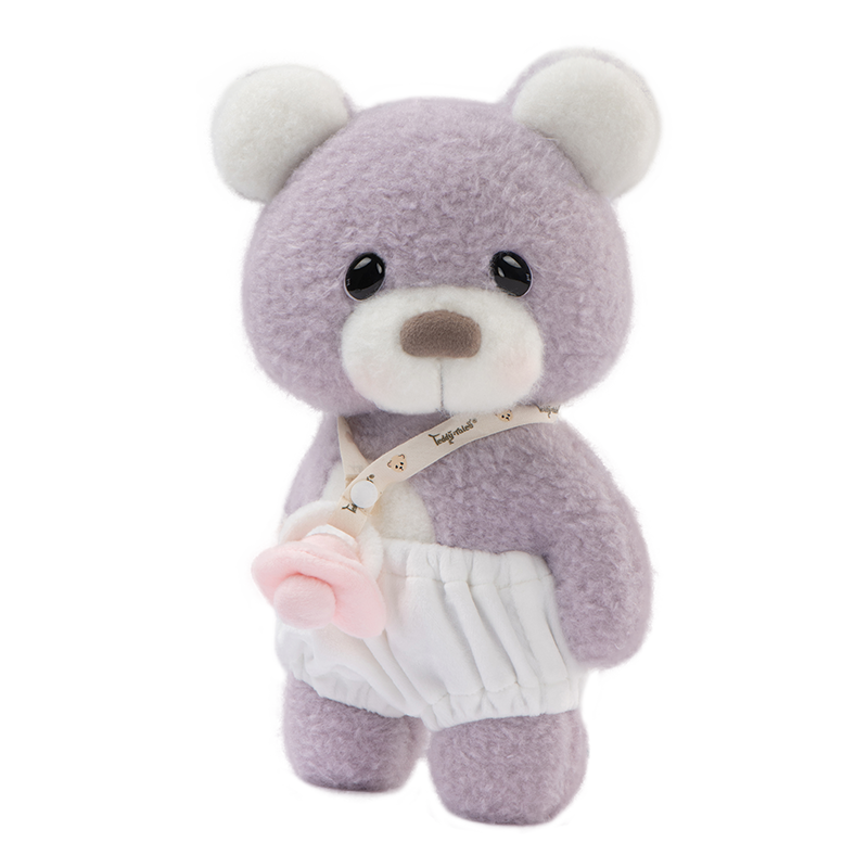 Purple small bear side view