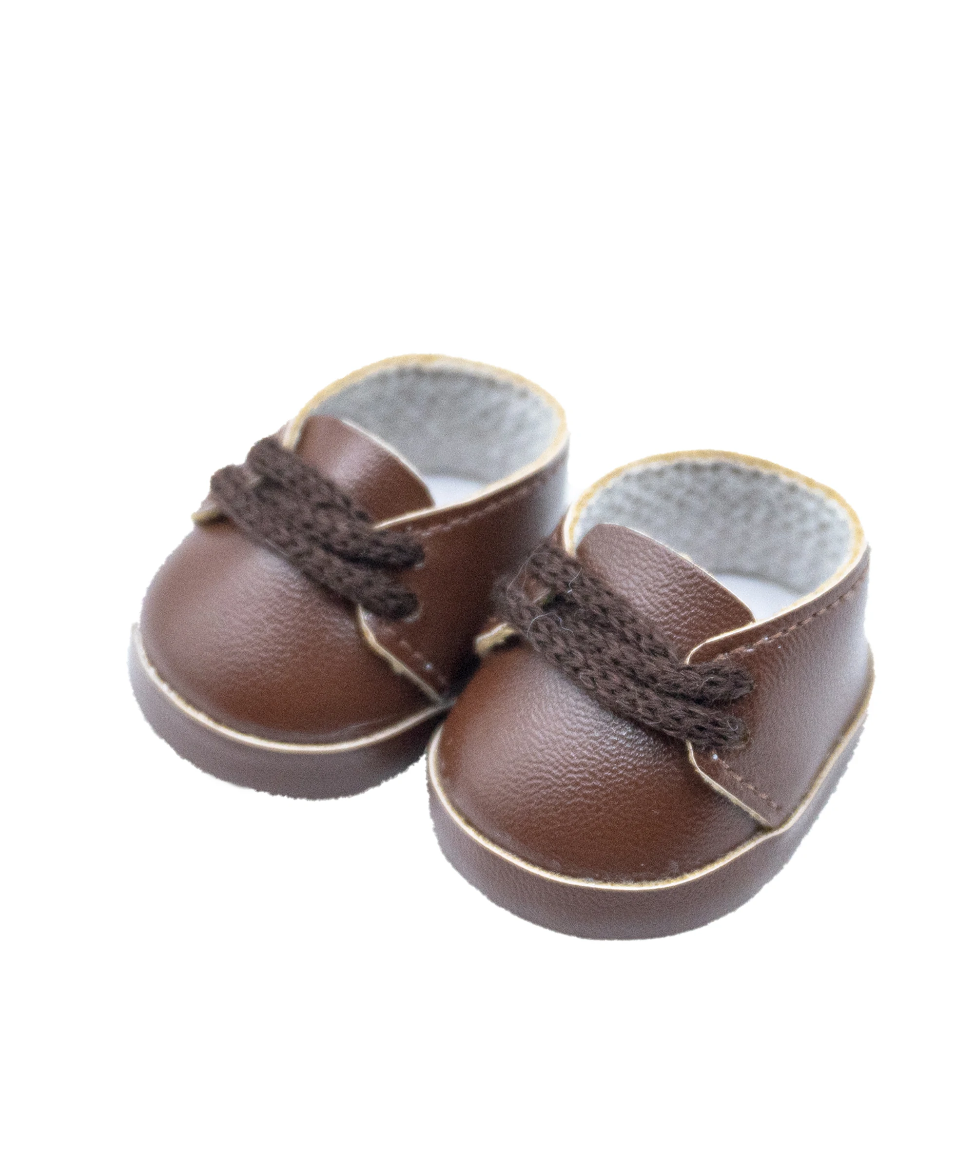 Leather Shoes-Brown-XS(15cm)