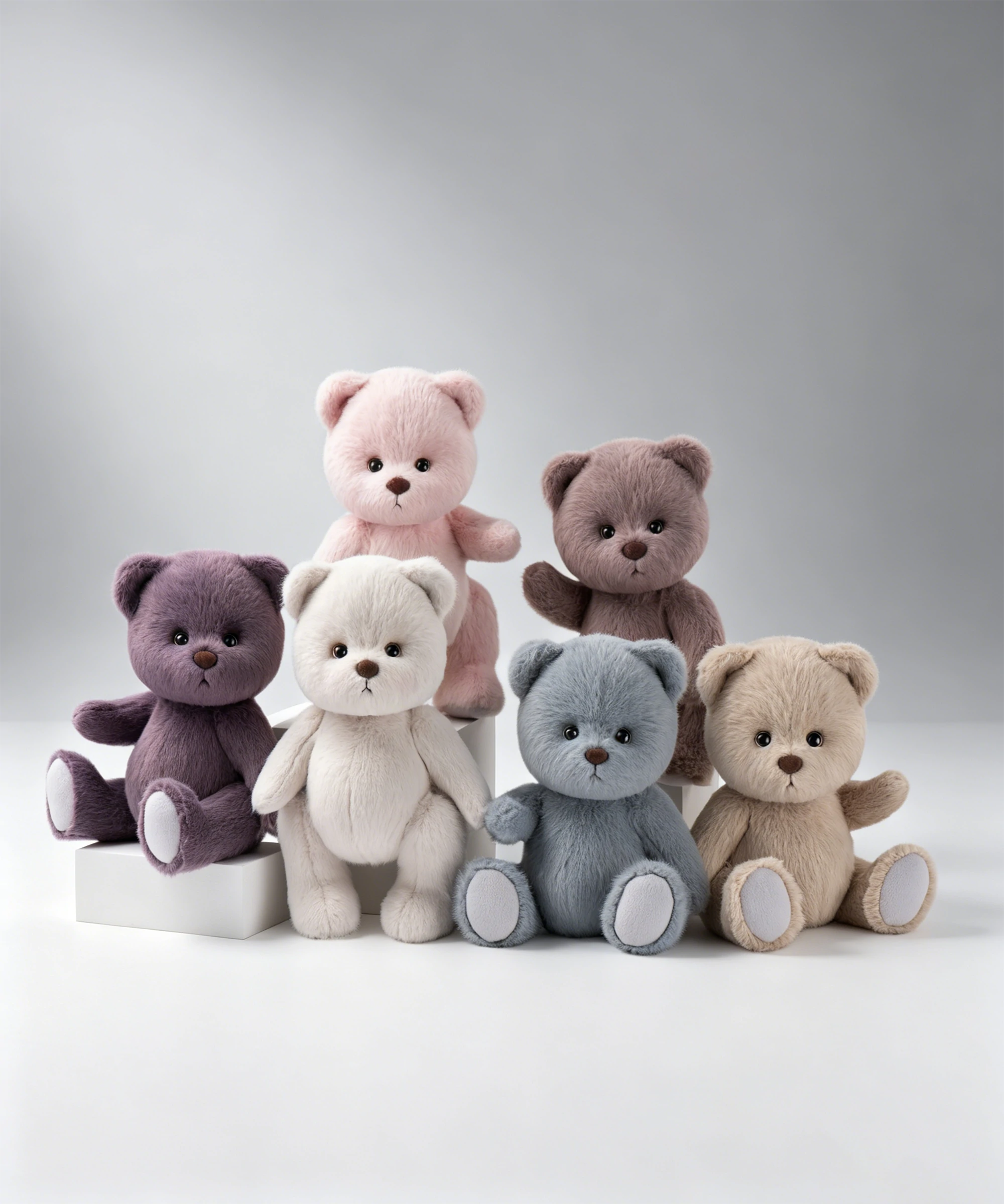TeddyTales-PRO リナベア スペシャル ロングヘア ぬいぐるみテディベア（30cm）