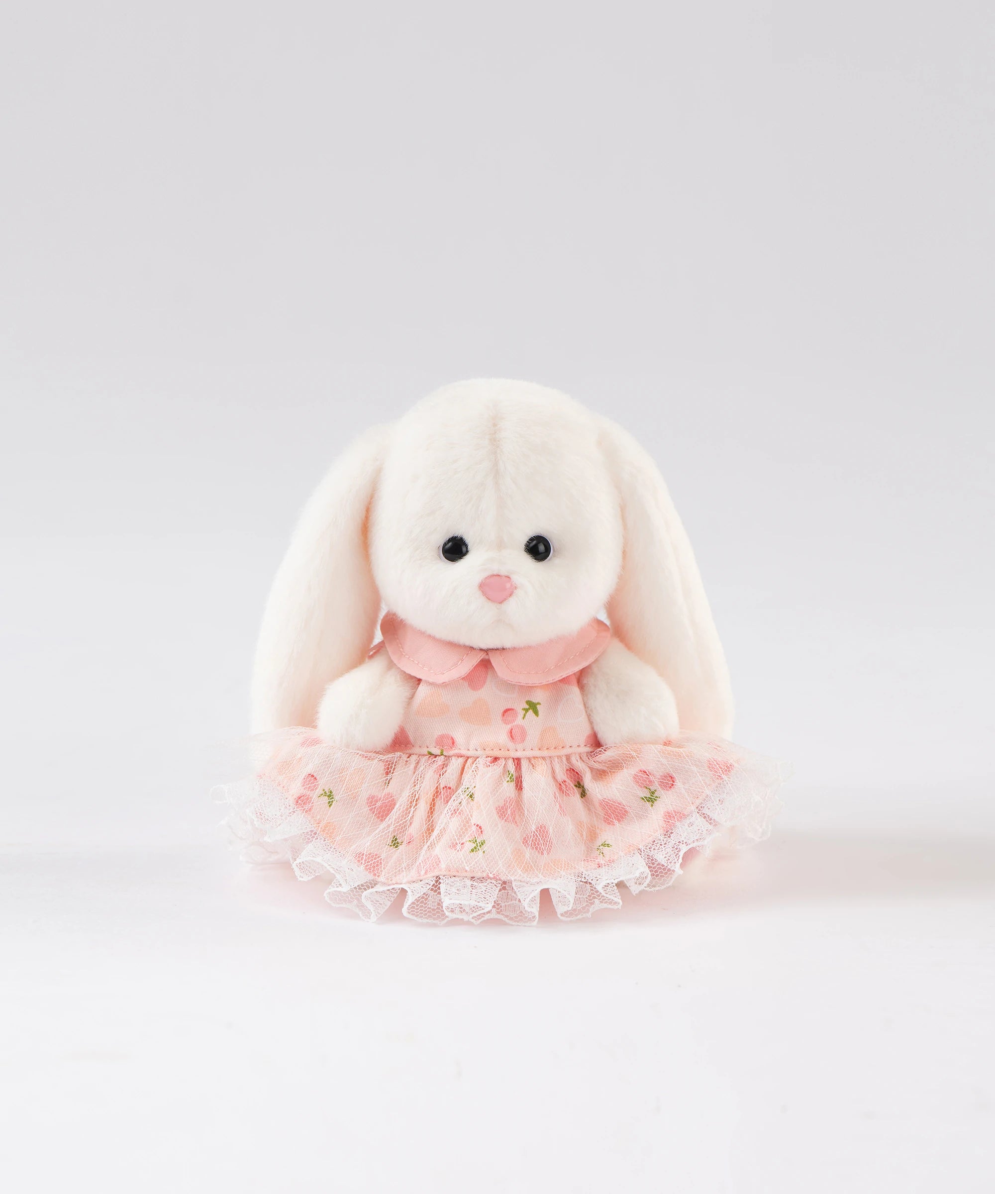 Lina Bunny-Lop Ear with Pink Cherry Dress-XS(15cm)