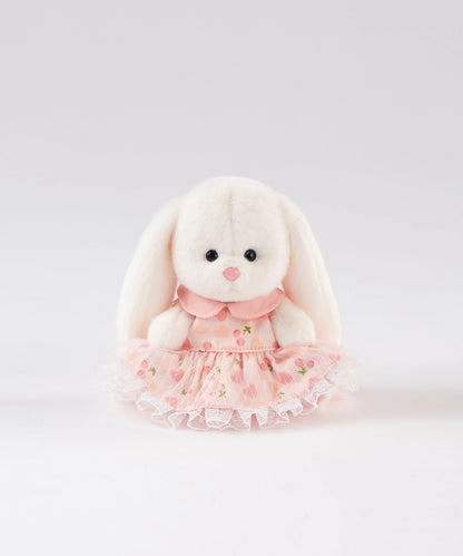 Lina Bunny-Lop Ear with Pink Cherry Dress-XS(15cm)