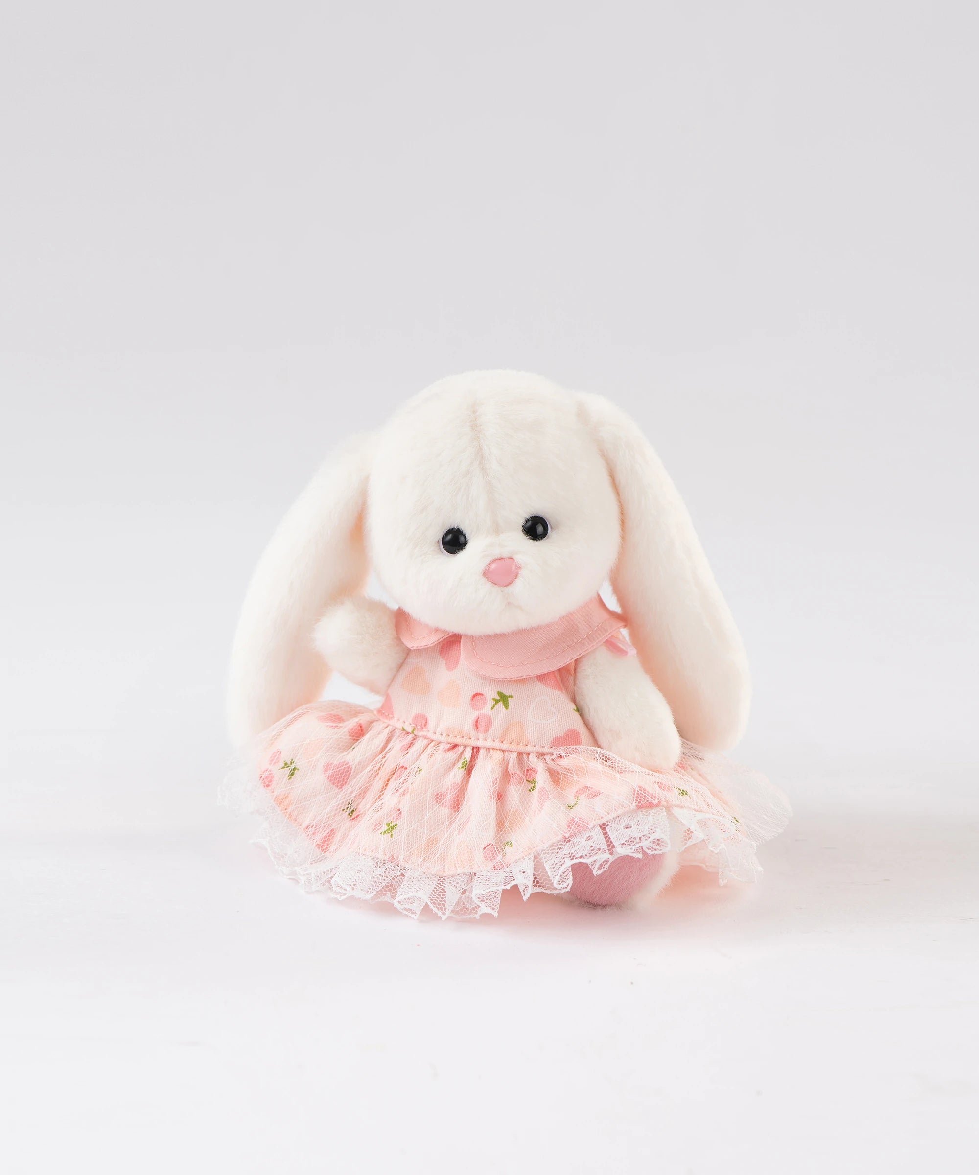 Lina Bunny-Lop Ear with Pink Cherry Dress-XS(15cm)