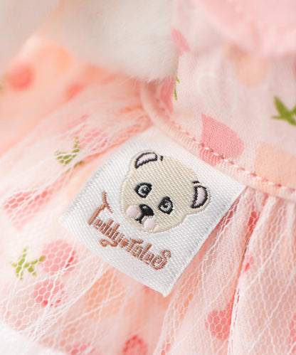 Lina Bunny-Lop Ear with Pink Cherry Dress-XS(15cm)