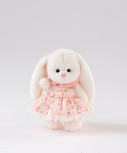 Lina Bunny-Lop Ear with Pink Cherry Dress-XS(15cm)