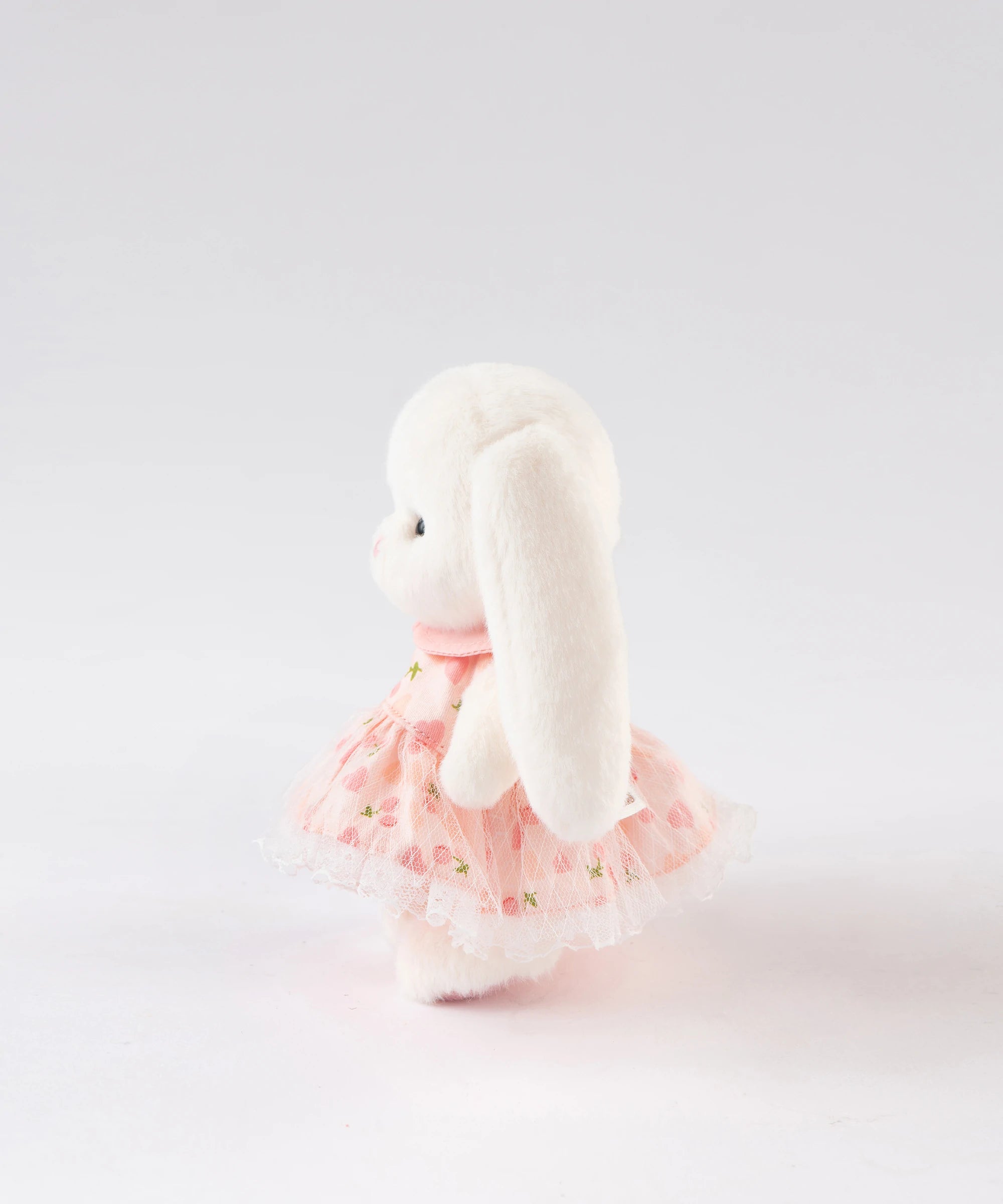 Lina Bunny-Lop Ear with Pink Cherry Dress-XS(15cm)