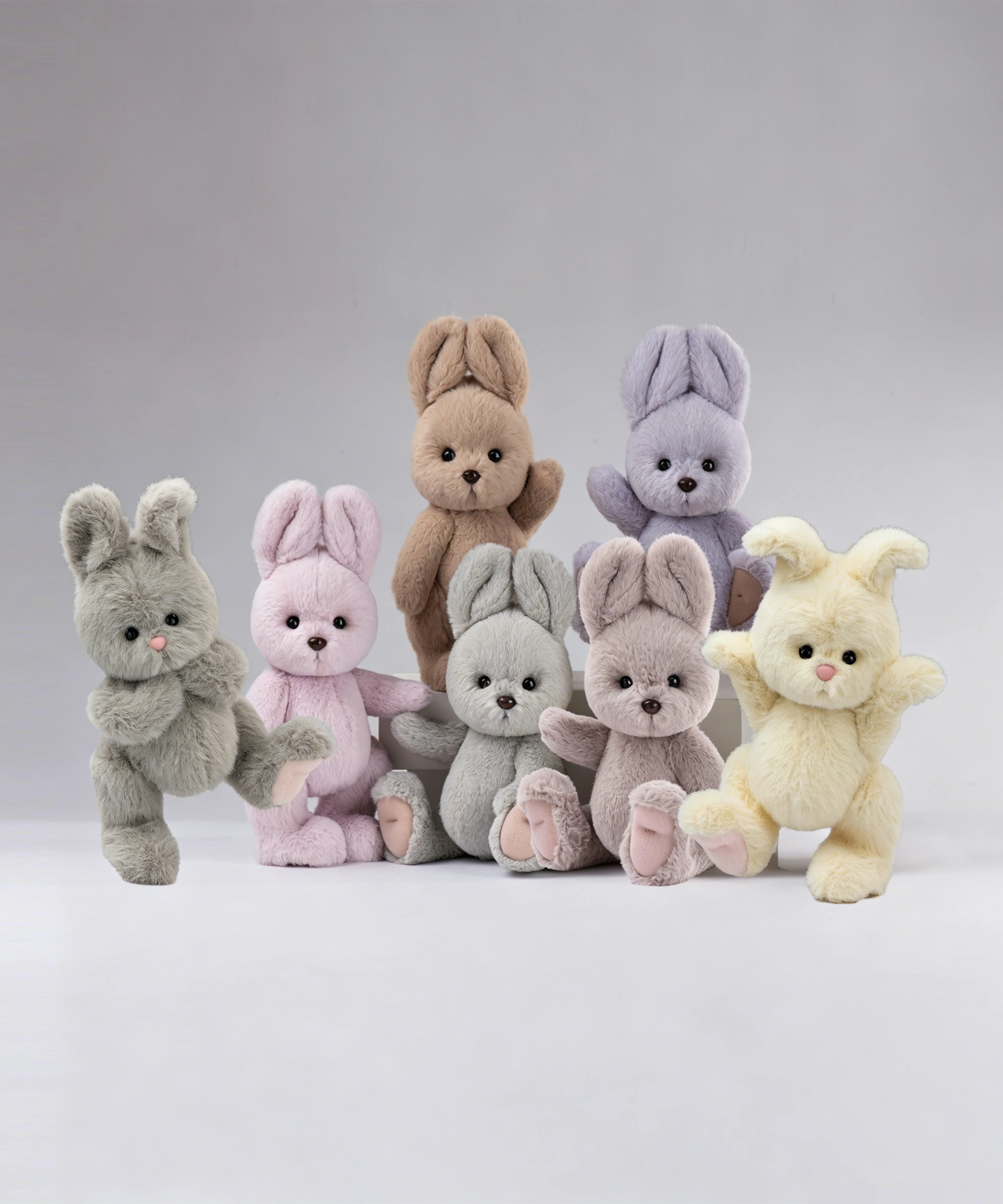 かわいいラベンダーバニーぬいぐるみ 38.5cm