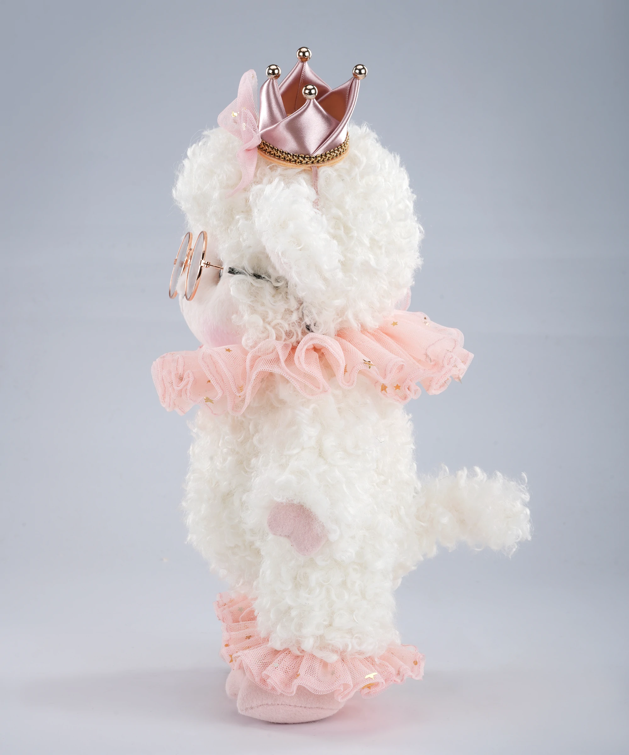 ピンクのひつじ ぬいぐるみ 衣装付き (30cm)