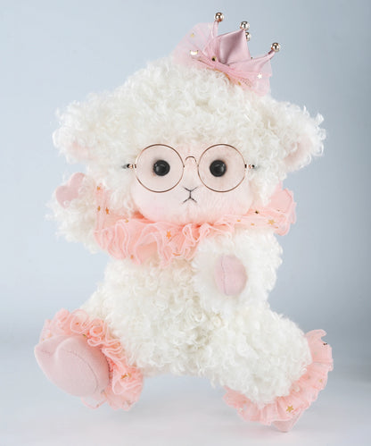 ピンクのひつじ ぬいぐるみ 衣装付き (30cm)