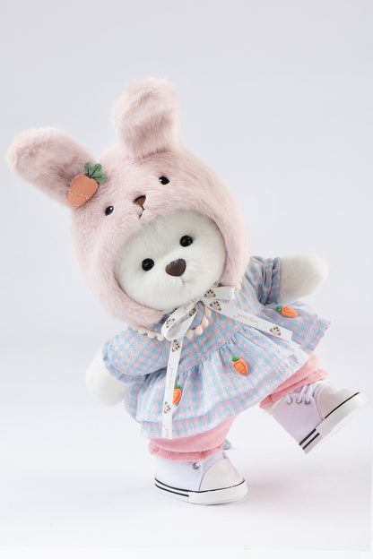 ブロッサムシリーズ バニーセット 中型クマ用衣類