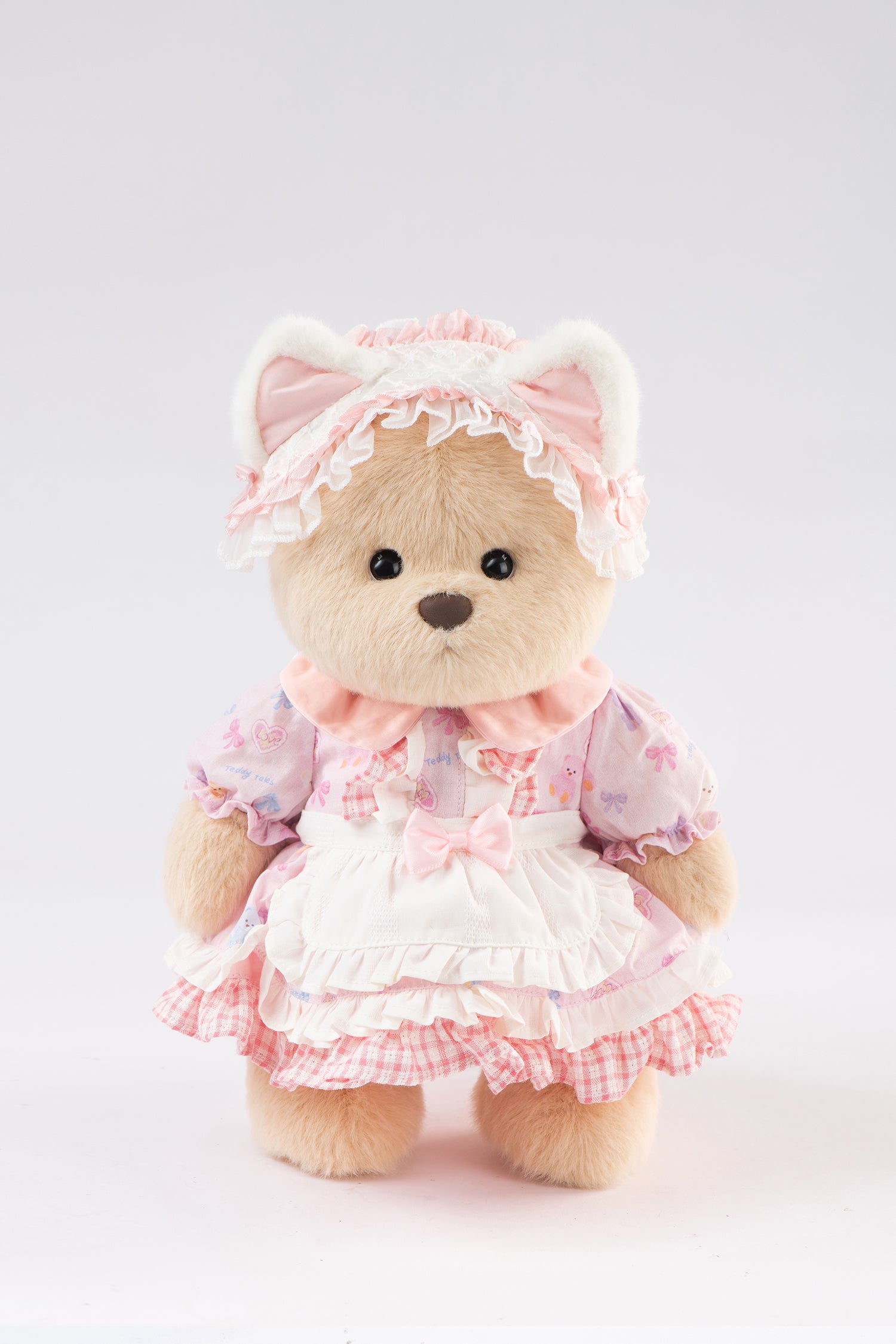 Lina Bear Tulip Pink Dress(30cm)