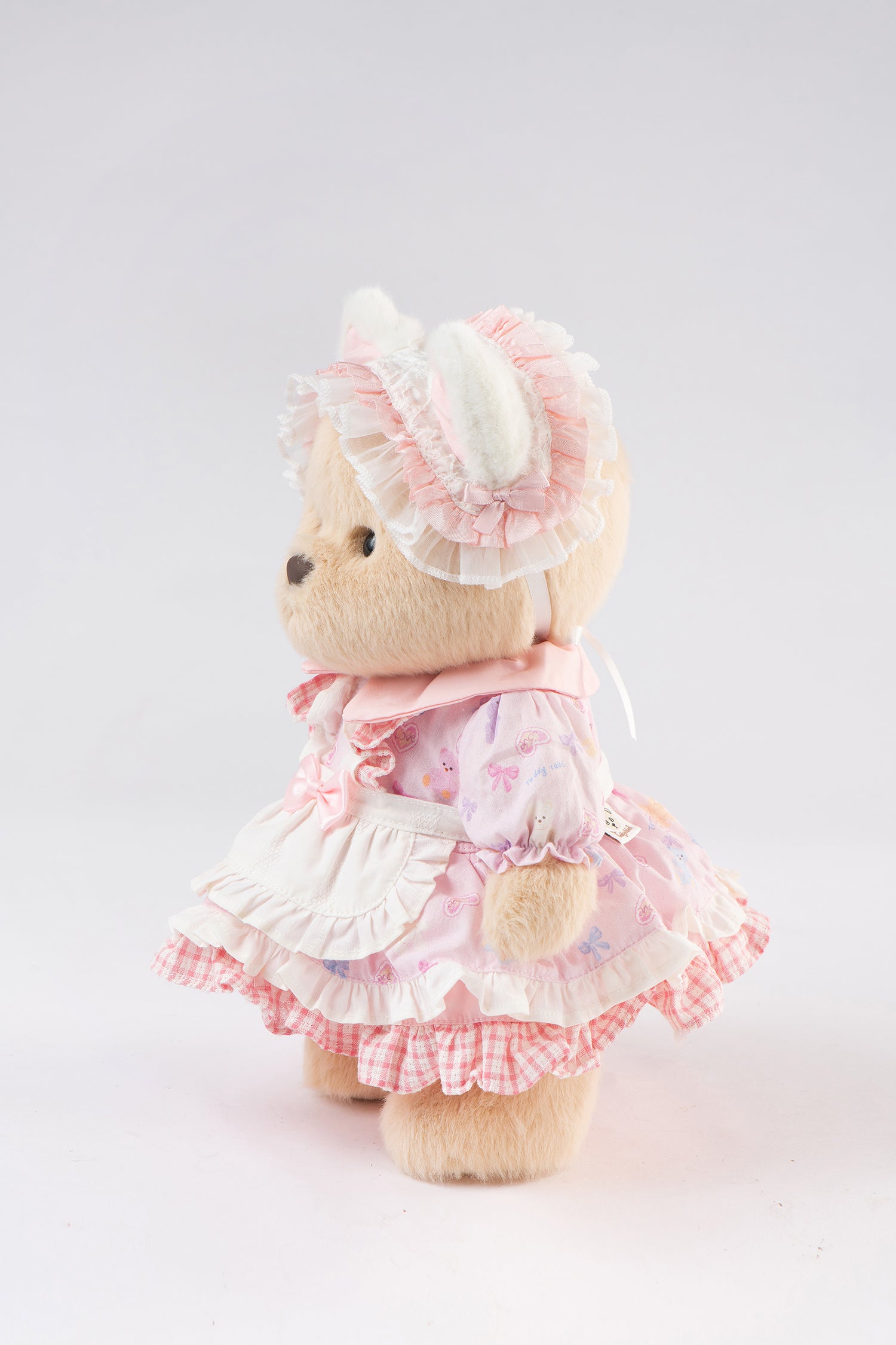 Lina Bear Tulip Pink Dress(30cm)